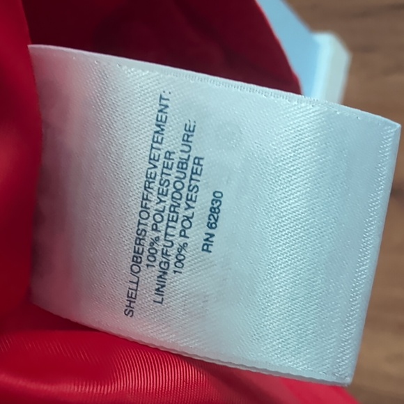 Lands' End Classic Double Breasted Women's Vibrant Red Trench Coat - Picture 8 of 8